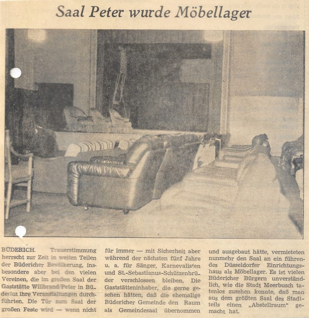 Die Suche nach dem Saal